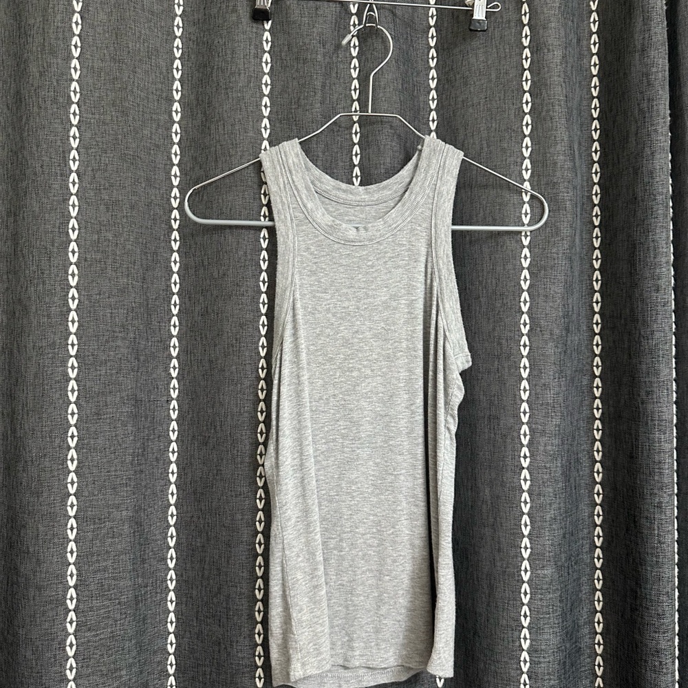Gray Sleeveless Women's Top